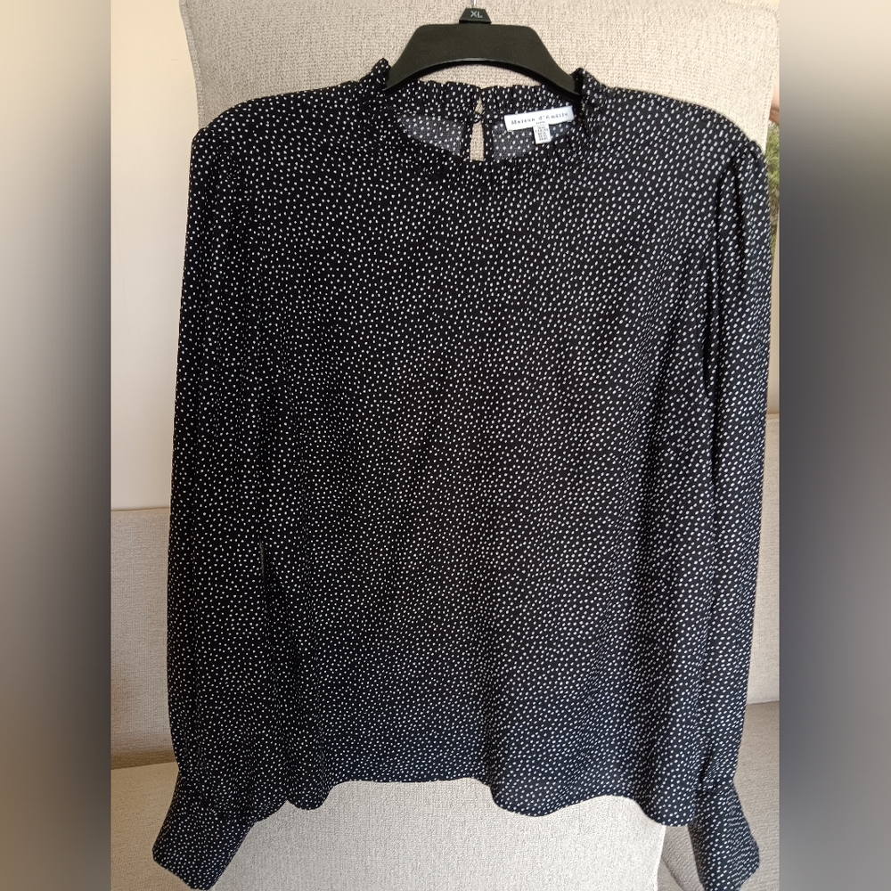 Maison d'Amèlie polka-dot blouse